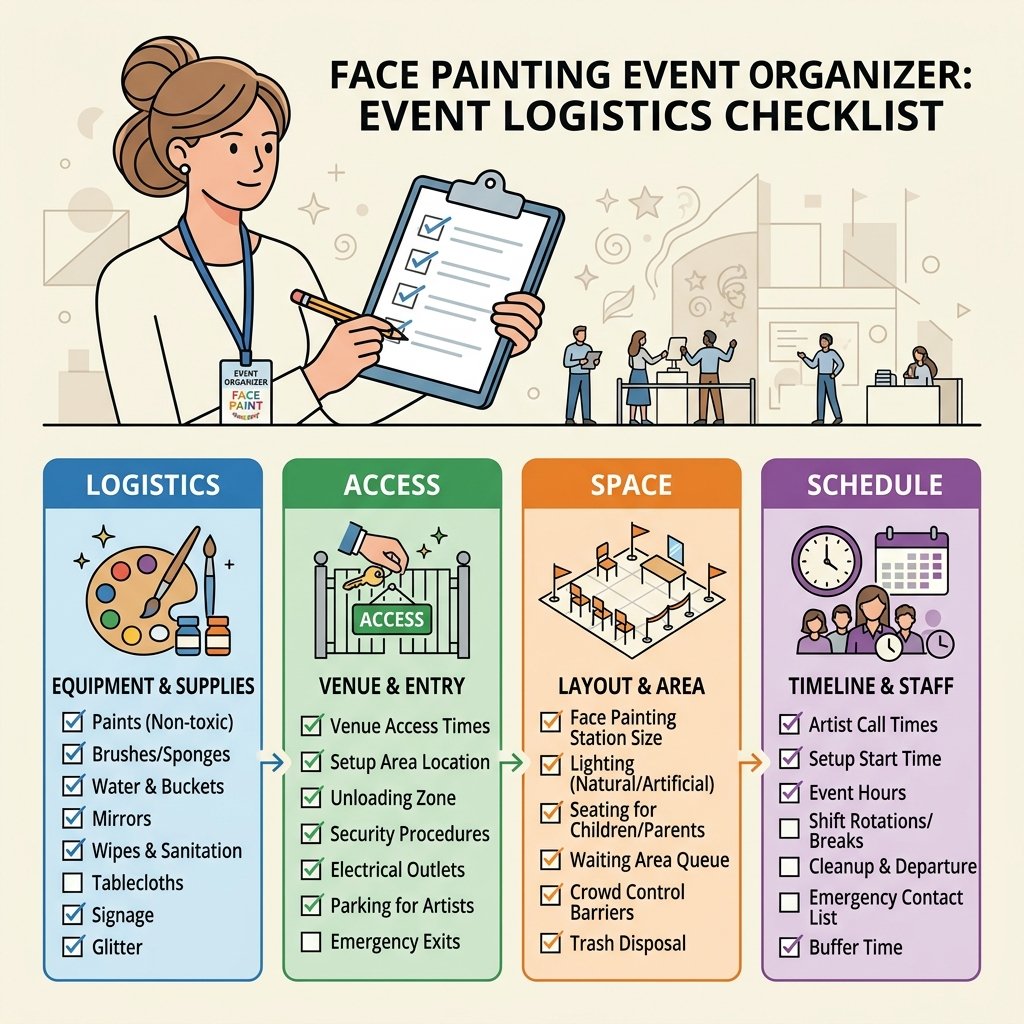 Face Painting Event Organizer Checklist