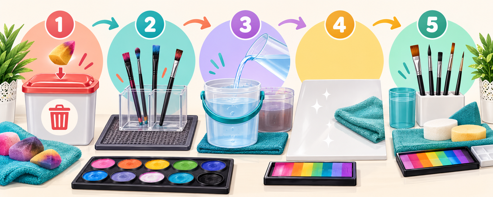 Face Painting Hygiene Between Guests
